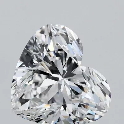 5.09ct E VVS2 Rare Carat Ideal Cut Heart Lab Grown Diamond