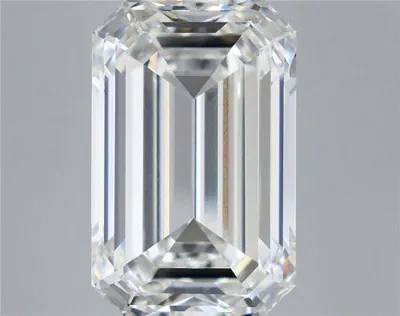 15.08ct F VVS2 Rare Carat Ideal Cut Emerald Lab Grown Diamond