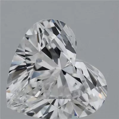 7.04ct E VS1 Rare Carat Ideal Cut Heart Lab Grown Diamond