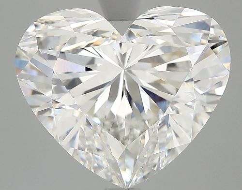 5.02ct F VVS2 Very Good Cut Heart Lab Grown Diamond