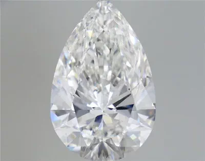 11.08ct F VVS2 Rare Carat Ideal Cut Pear Lab Grown Diamond