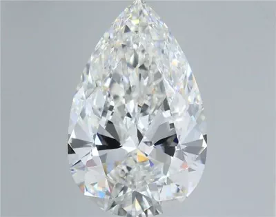 11.06ct F VVS2 Rare Carat Ideal Cut Pear Lab Grown Diamond