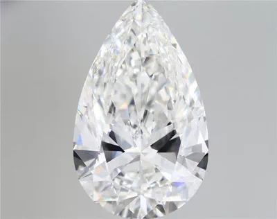 11.09ct F VVS2 Rare Carat Ideal Cut Pear Lab Grown Diamond