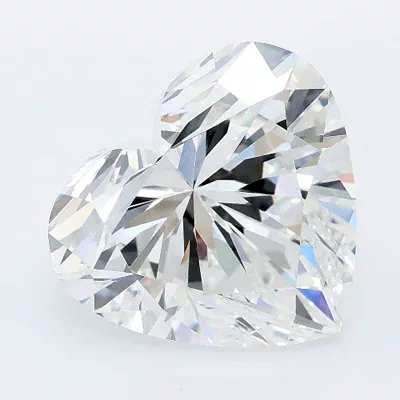 6.05ct E VVS2 Rare Carat Ideal Cut Heart Lab Grown Diamond