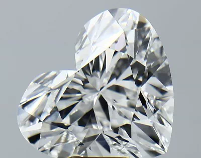 6.84ct E VVS2 Rare Carat Ideal Cut Heart Lab Grown Diamond
