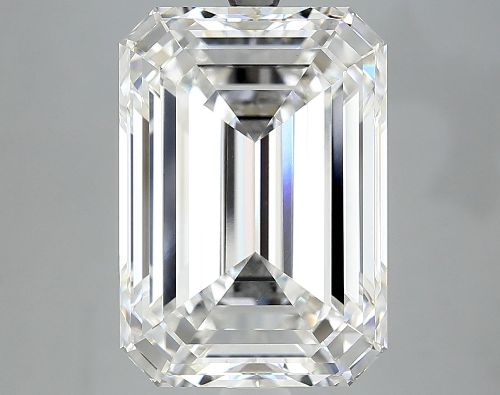 11.94ct F VVS2 Rare Carat Ideal Cut Emerald Lab Grown Diamond