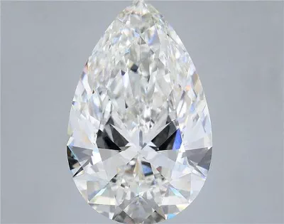 11.07ct G VVS2 Rare Carat Ideal Cut Pear Lab Grown Diamond