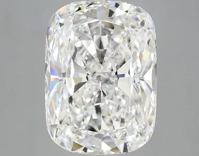 9.04ct F VVS2 Rare Carat Ideal Cut Cushion Lab Grown Diamond