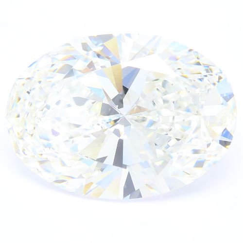 10.07ct F VVS2 Rare Carat Ideal Cut Oval Lab Grown Diamond