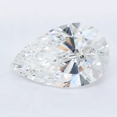 11.02ct F VS1 Rare Carat Ideal Cut Pear Lab Grown Diamond