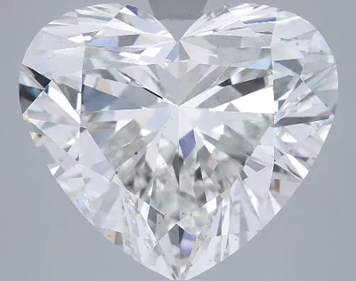 7.56ct E VS2 Rare Carat Ideal Cut Heart Lab Grown Diamond