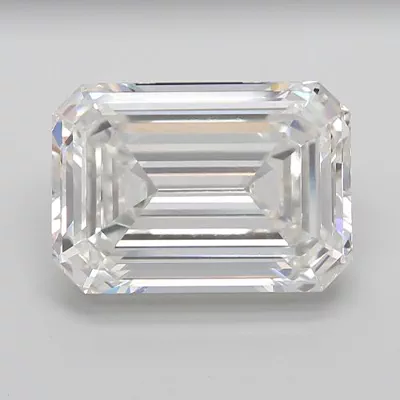 18.12ct G VVS2 Very Good Cut Emerald Lab Grown Diamond