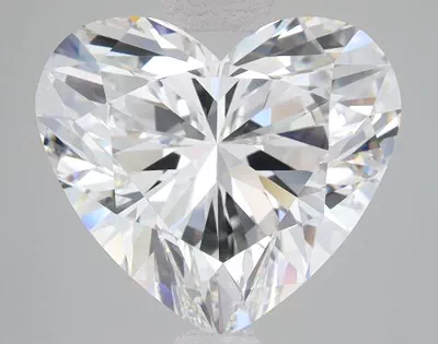 5.04ct F VS1 Rare Carat Ideal Cut Heart Lab Grown Diamond