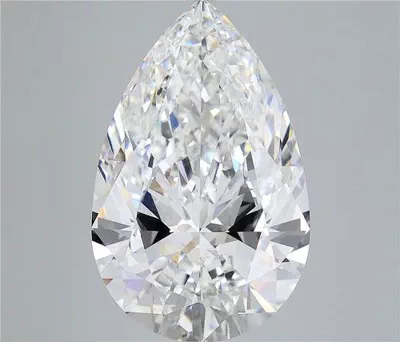 11.07ct E VVS2 Rare Carat Ideal Cut Pear Lab Grown Diamond