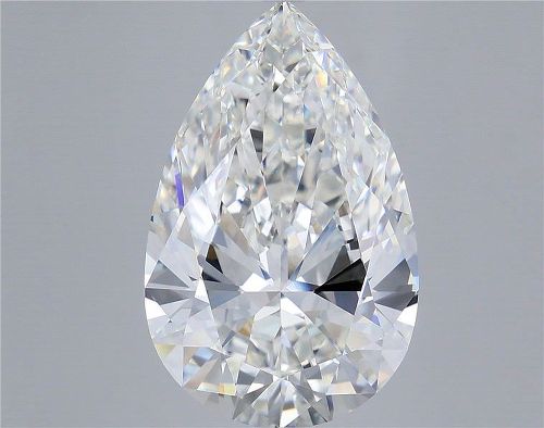 10.03ct F VS1 Rare Carat Ideal Cut Pear Lab Grown Diamond
