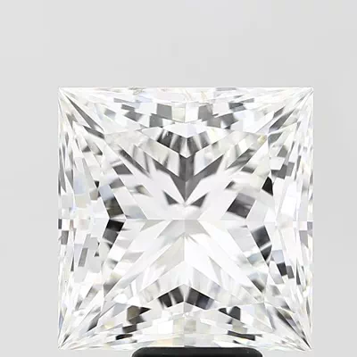 10.08ct F VVS2 Rare Carat Ideal Cut Princess Lab Grown Diamond
