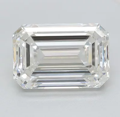 15.42ct G VVS2 Rare Carat Ideal Cut Emerald Lab Grown Diamond