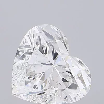 6.02ct E SI1 Rare Carat Ideal Cut Heart Lab Grown Diamond
