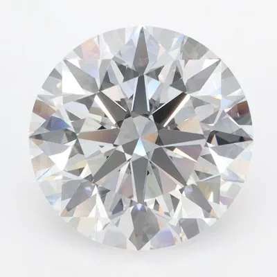 7.04ct D FL Rare Carat Ideal Cut Round Lab Grown Diamond