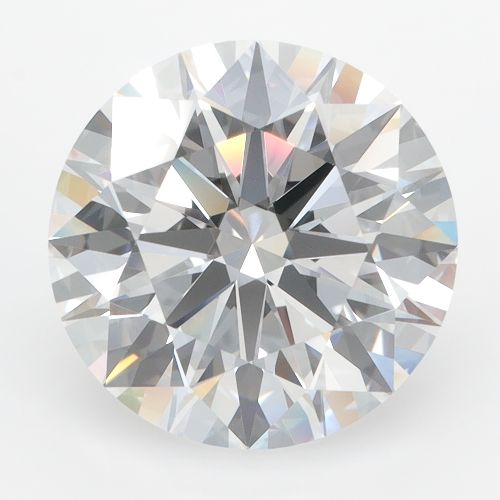 5.26ct D FL Rare Carat Ideal Cut Round Lab Grown Diamond