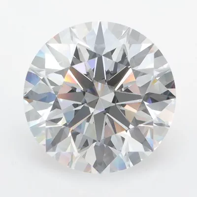 5.02ct D FL Rare Carat Ideal Cut Round Lab Grown Diamond