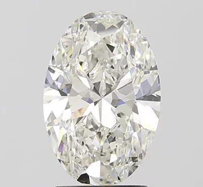 2.49ct G VS2 Very Good Cut Oval Lab Grown Diamond