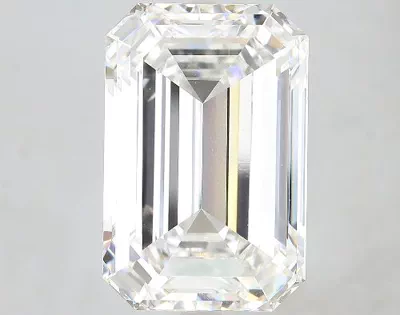 17.41ct F VVS2 Rare Carat Ideal Cut Emerald Lab Grown Diamond