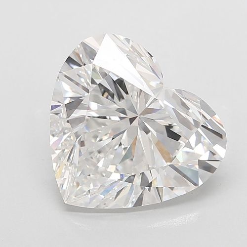 12.03ct F VVS2 Rare Carat Ideal Cut Heart Lab Grown Diamond