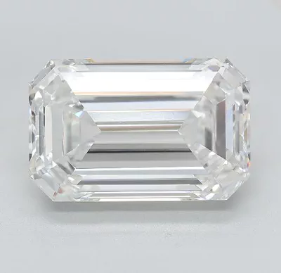 15.40ct E VVS2 Rare Carat Ideal Cut Emerald Lab Grown Diamond