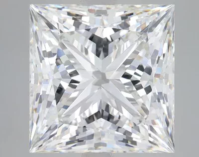 10.46ct F VVS2 Rare Carat Ideal Cut Princess Lab Grown Diamond