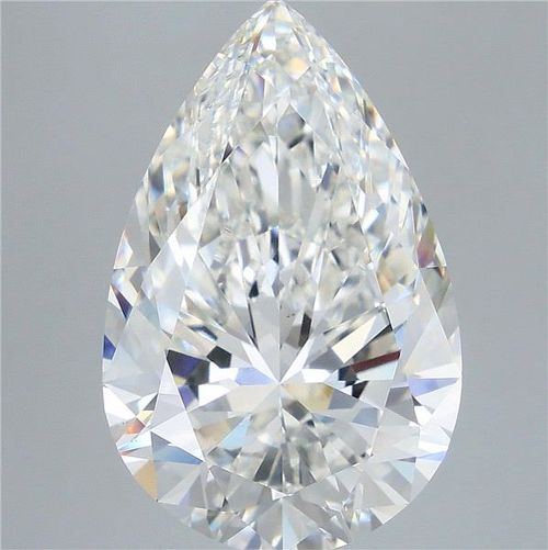 11.05ct F VS1 Very Good Cut Pear Lab Grown Diamond