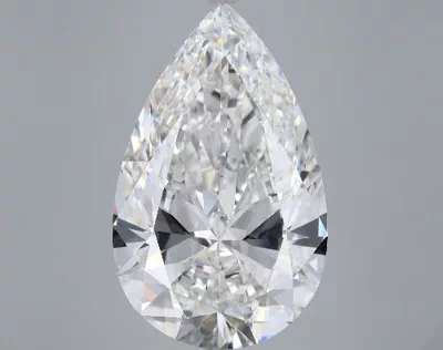 15.07ct F SI1 Rare Carat Ideal Cut Pear Lab Grown Diamond