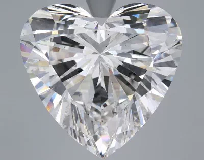 15.55ct F SI1 Rare Carat Ideal Cut Heart Lab Grown Diamond