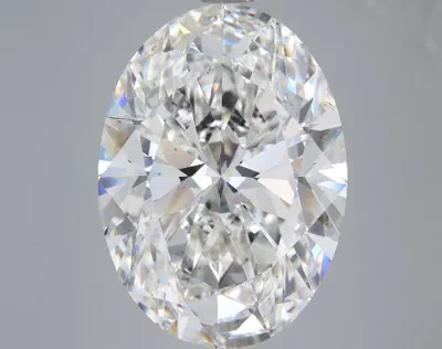 15.01ct F VS2 Rare Carat Ideal Cut Oval Lab Grown Diamond