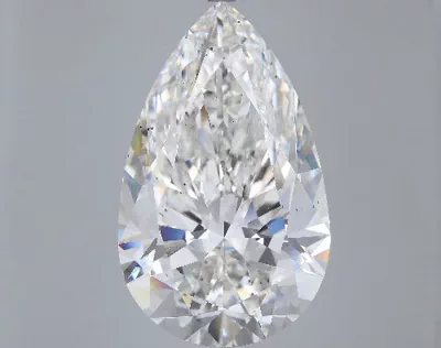 17.07ct F SI1 Rare Carat Ideal Cut Pear Lab Grown Diamond