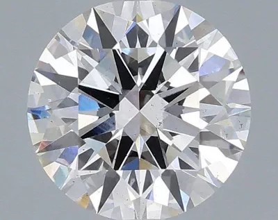 2.04ct F SI1 Rare Carat Ideal Cut Round Lab Grown Diamond