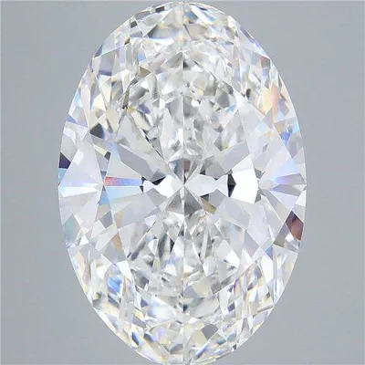 15.59ct F VVS2 Rare Carat Ideal Cut Oval Lab Grown Diamond