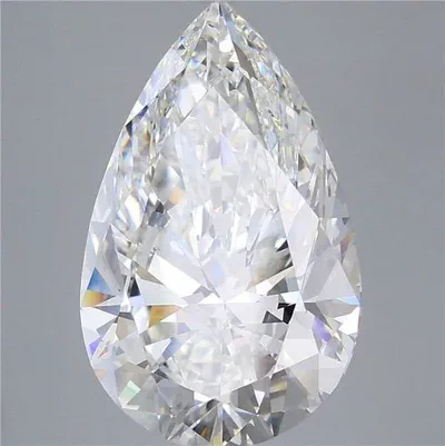 10.53ct F VS1 Rare Carat Ideal Cut Pear Lab Grown Diamond