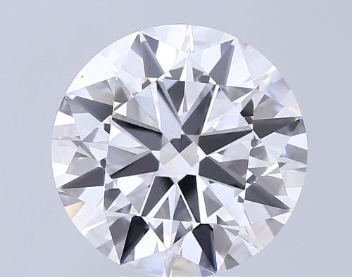 6.41ct D VVS2 Excellent Cut Round Lab Grown Diamond