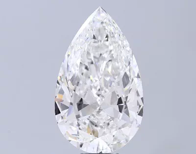 15.06ct F VVS2 Rare Carat Ideal Cut Pear Lab Grown Diamond