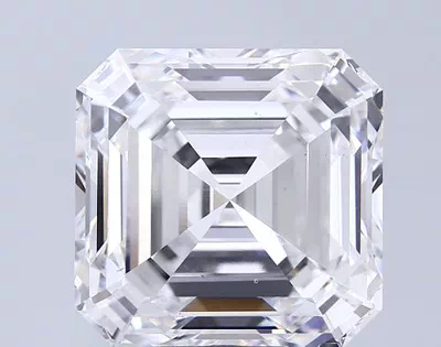 12.04ct D VS1 Rare Carat Ideal Cut Asscher Lab Grown Diamond