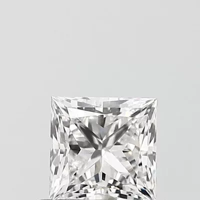 0.51ct D VVS1 Rare Carat Ideal Cut Princess Lab Grown Diamond