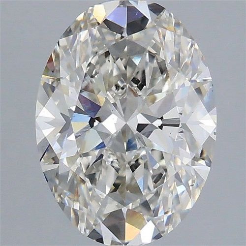 2.01ct H VS2 Rare Carat Ideal Cut Oval Lab Grown Diamond