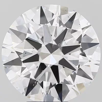 7.09ct E SI1 Excellent Cut Round Lab Grown Diamond