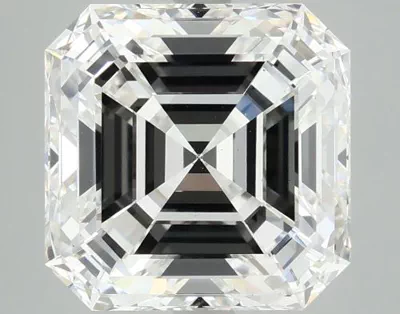 7.35ct F VS1 Rare Carat Ideal Cut Asscher Lab Grown Diamond