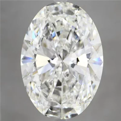 12.02ct F VVS2 Rare Carat Ideal Cut Oval Lab Grown Diamond