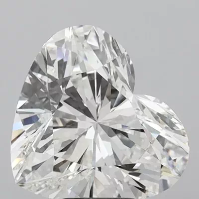 6.04ct G VVS2 Rare Carat Ideal Cut Heart Lab Grown Diamond