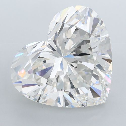 6.08ct E VVS2 Very Good Cut Heart Lab Grown Diamond