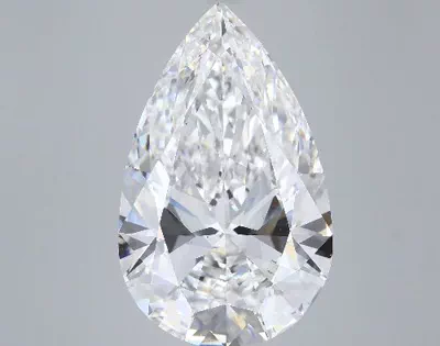 10.54ct F VS2 Rare Carat Ideal Cut Pear Lab Grown Diamond