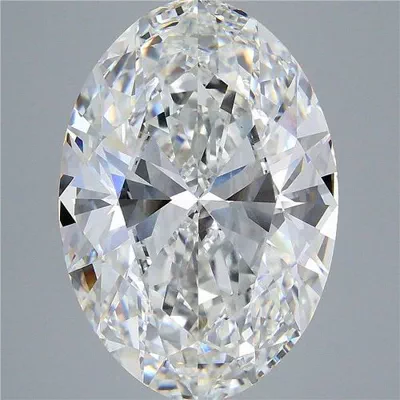 14.07ct F VVS2 Rare Carat Ideal Cut Oval Lab Grown Diamond